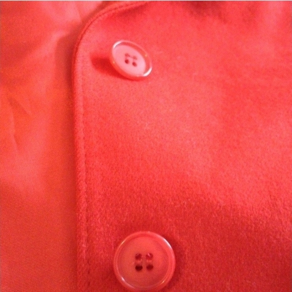 Vintage Pendleton Bright Red Button Up Virgin Wool Women's Blazer Jacket, USA - Picture 10 of 10